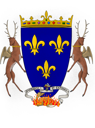 Escudo de François I de Francia Escudo de François I de Francia